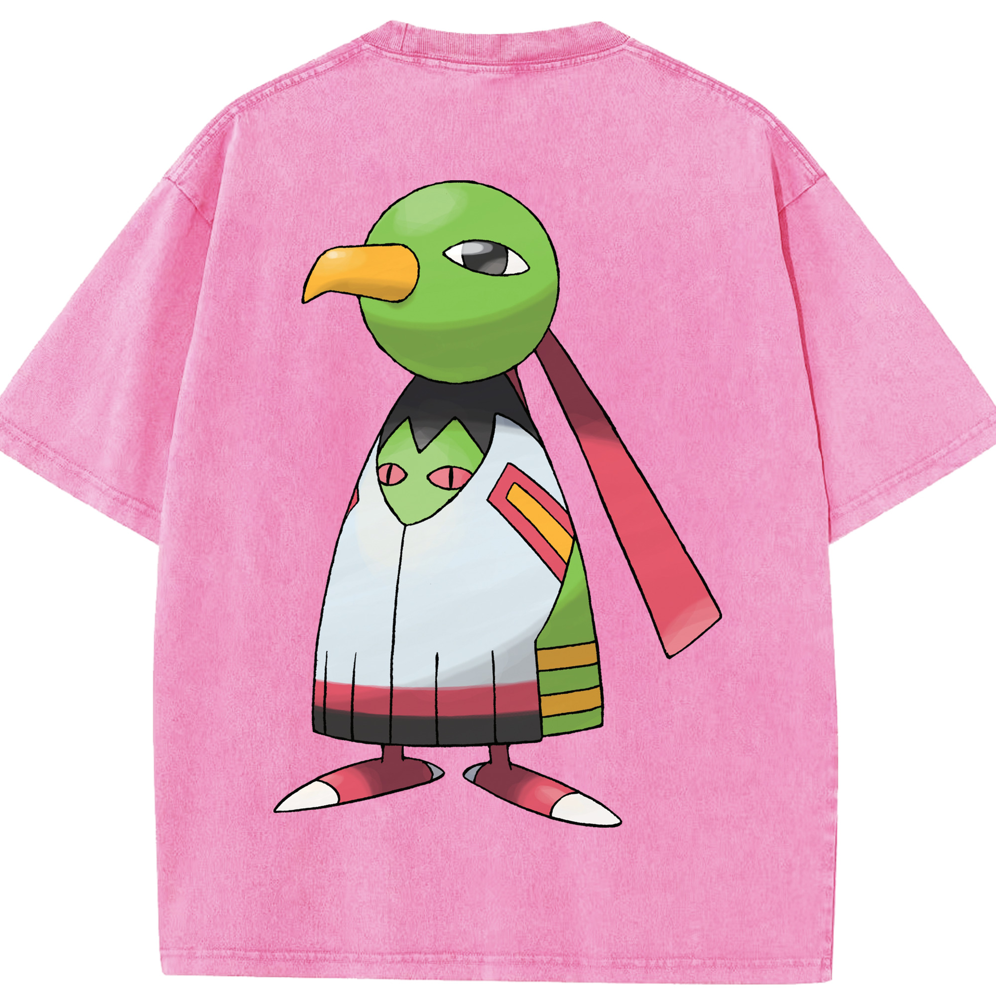 （画像用） ポケットモンスター Pokémon 綿100% ヴィンテージ風 半袖Tシャツ（背面プリント）